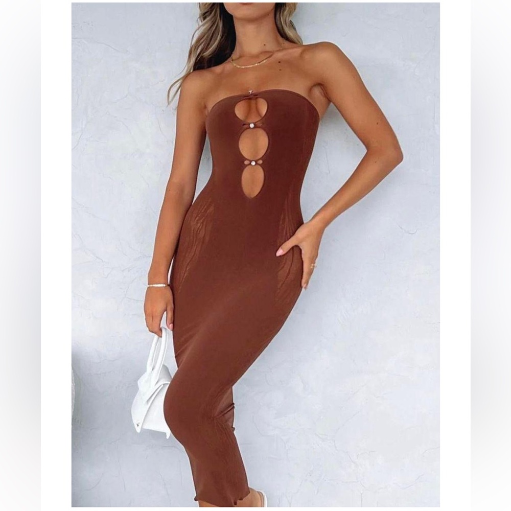 White fox boutique bodycon dress